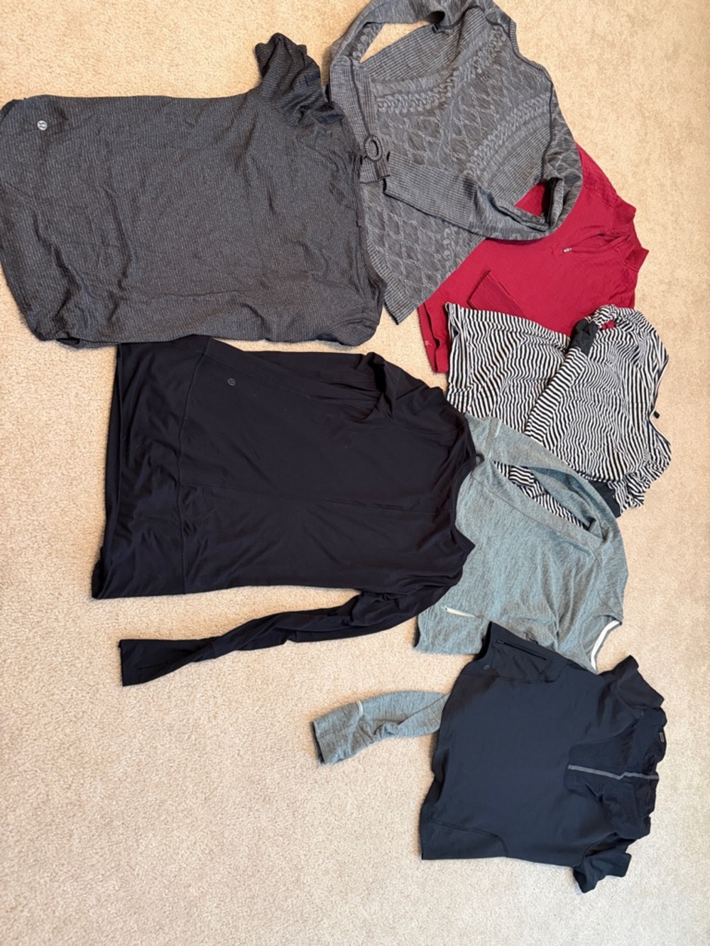 Size 6 lululemon assorted tops bundle